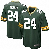 Nike Men & Women & Youth Packers #24 Bush Green Team Color Game Jersey,baseball caps,new era cap wholesale,wholesale hats